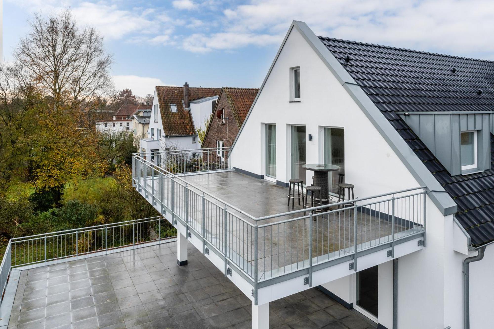 Ferienwohnung Penthouse Am Marschweg Oldenburg Exterior foto